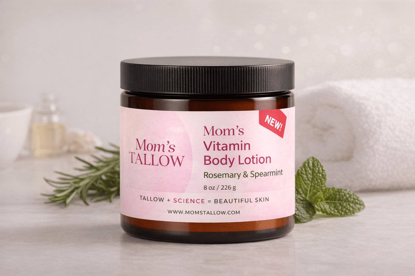 Vitamin-Infused Tallow Body Lotion – Rich Hydration for Soft Skin - Spirit Nest