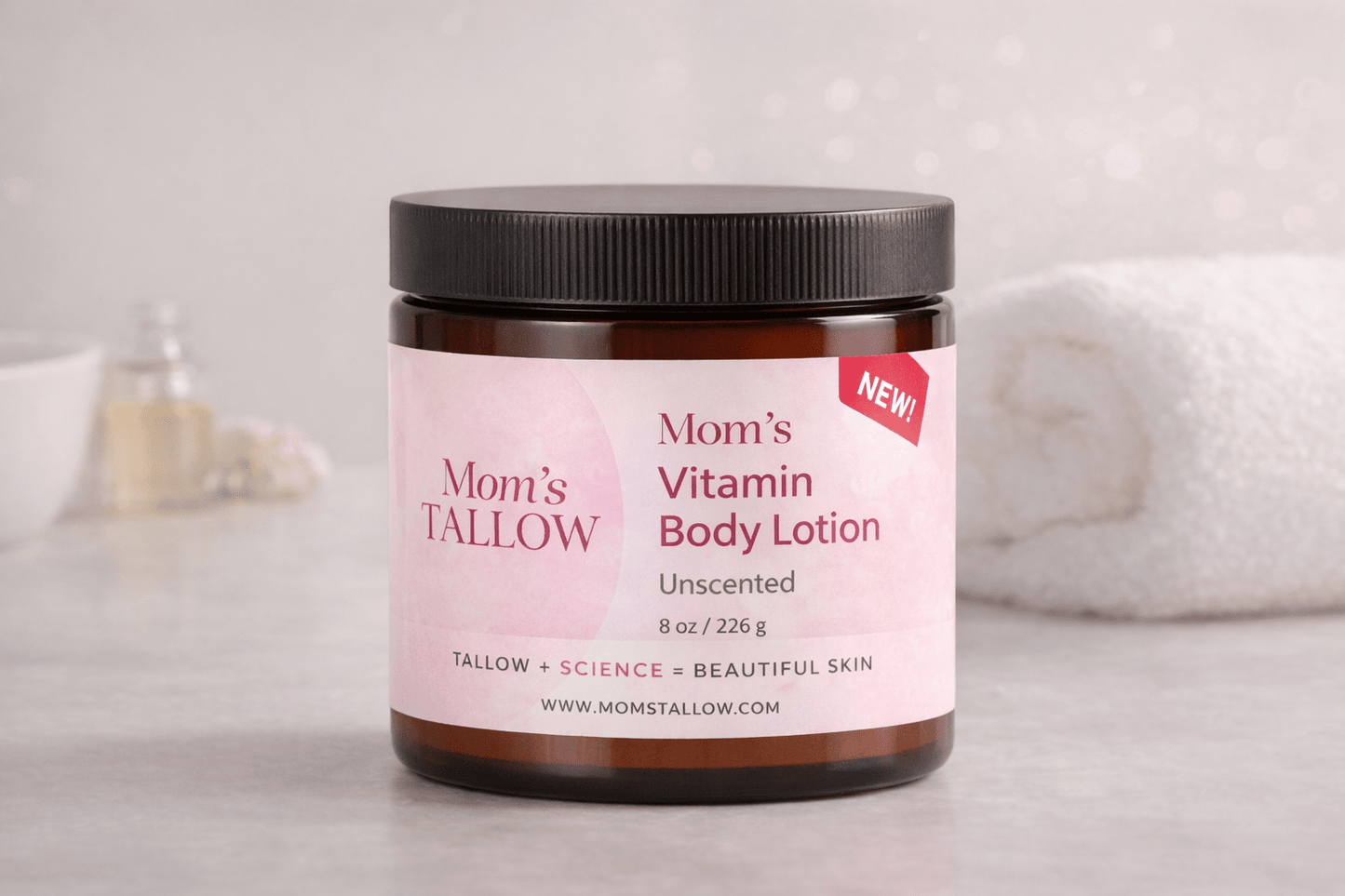 Vitamin-Infused Tallow Body Lotion – Rich Hydration for Soft Skin - Spirit Nest