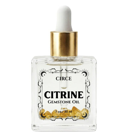 Citrine Gemstone Body Oil – Abundance & Radiant Glow