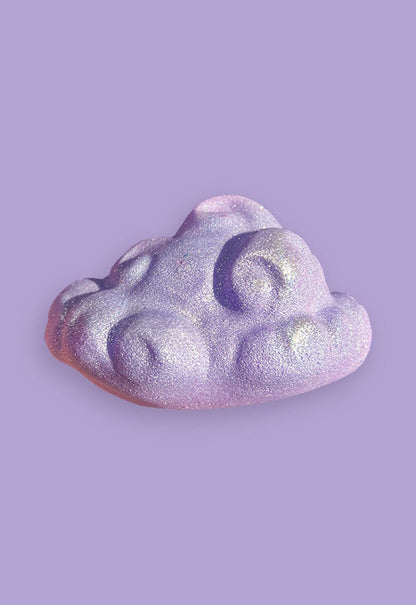 Cloud Nine Amethyst Bath Bomb – Lavender Amber Relaxation Soak