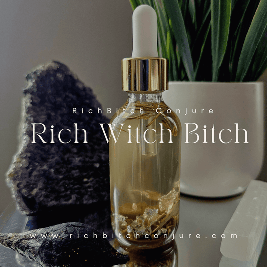 Rich Witch Bitch Ritual Oil | Intuition & Reflection Ritual Oil