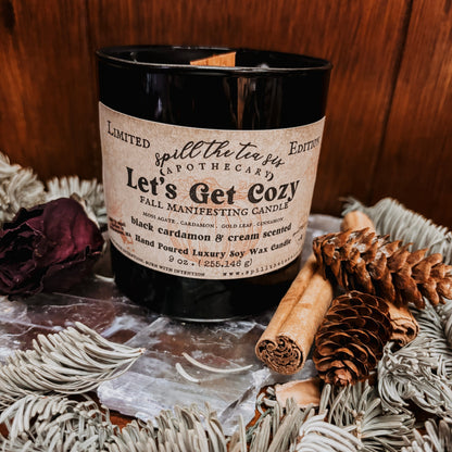Let’s Get Cozy Intention Candle – Warmth, Stillness & Comfort - Spirit Nest