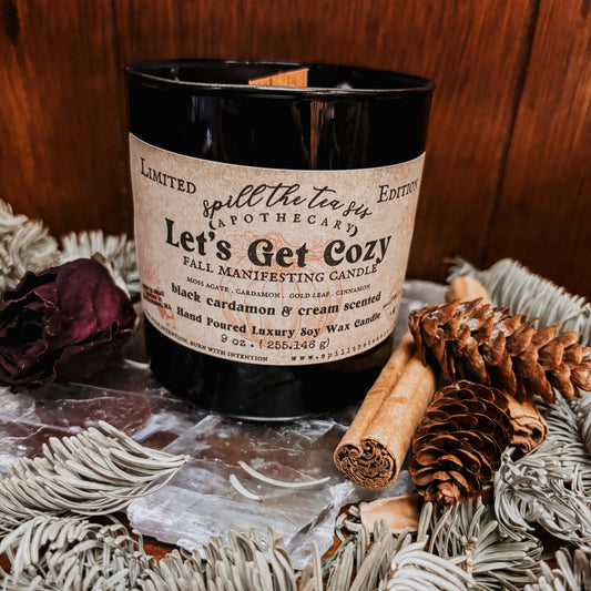 Let’s Get Cozy Intention Candle – Warmth, Stillness & Comfort - Spirit Nest