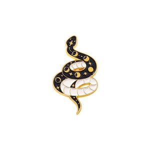 Gothic Snake Enamel Pin Set