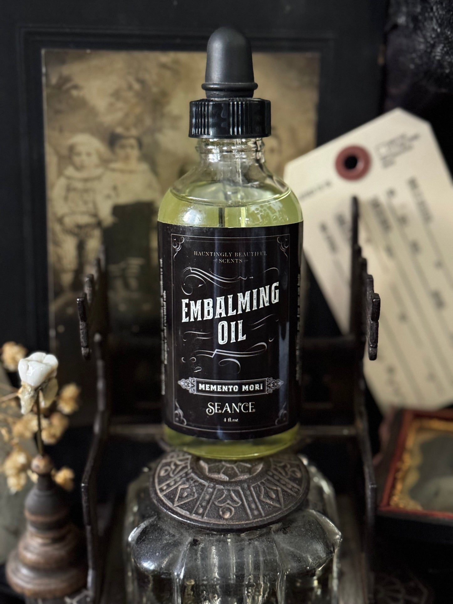 Memento Mori Embalming Lotion Body Oil | Rose & Nag Champa