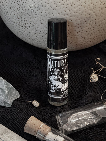 Natural History Perfume Oil Roller | Old Books & Black Tea