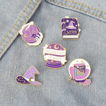 Witchcraft Essentials Enamel Pin Set