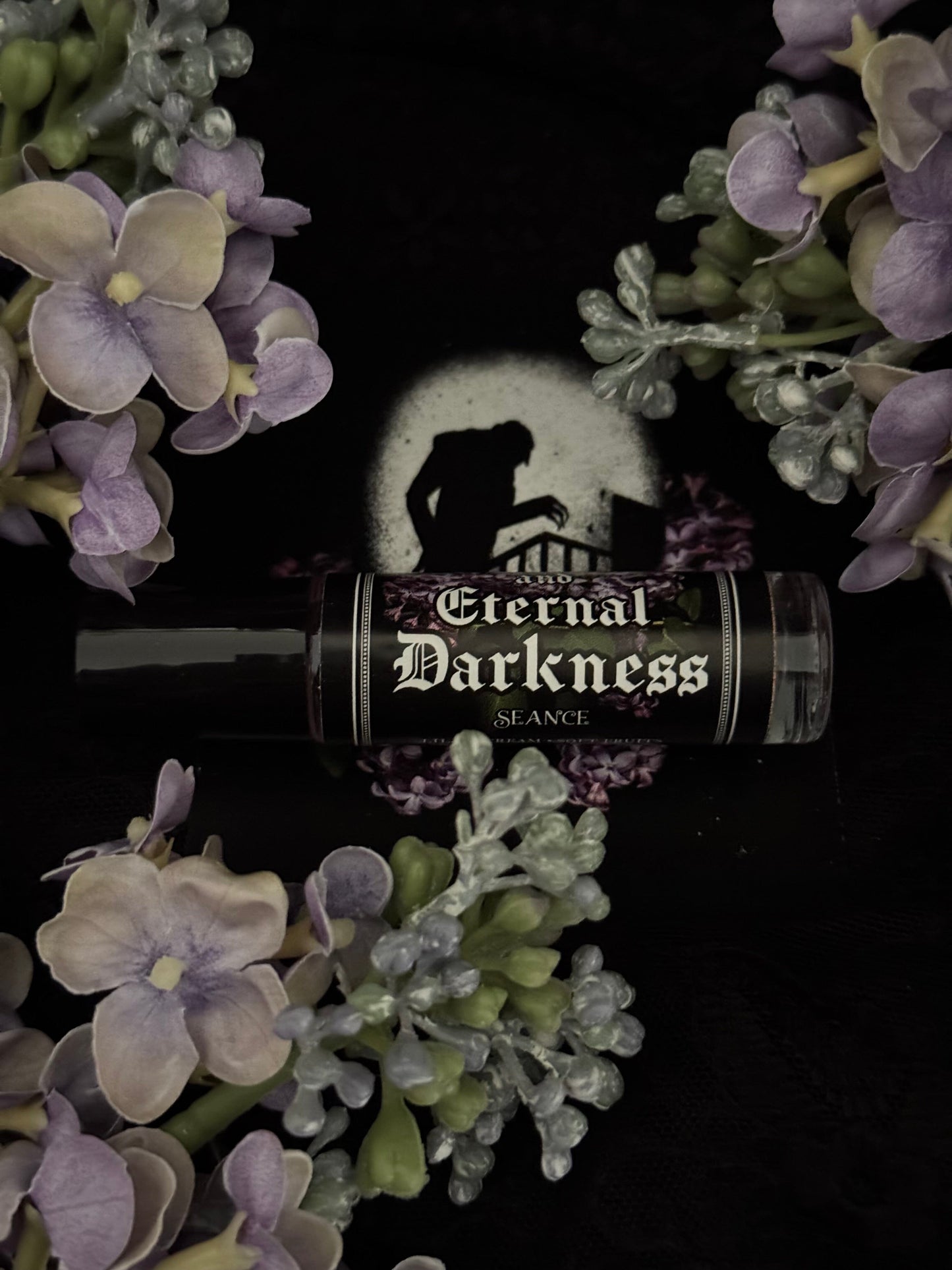 Eternal Darkness Perfume Oil Roller | Lilac & Cream