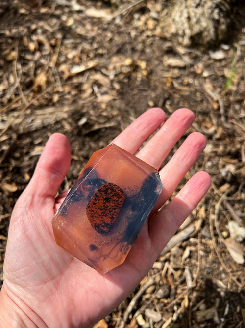 Earthbound Soap - Mahogany Obsidian Ritual Bar