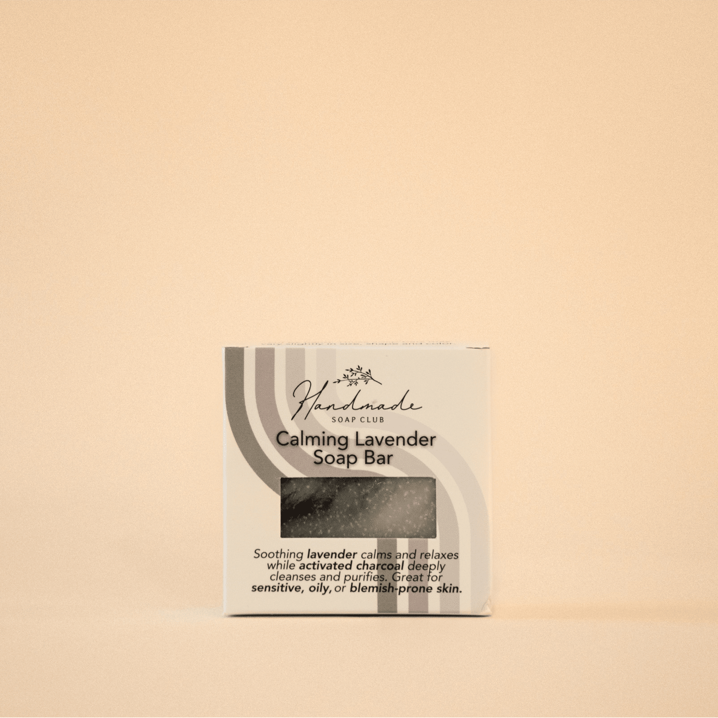 Calming Lavender Soap Bar | Lavender Charcoal Soap