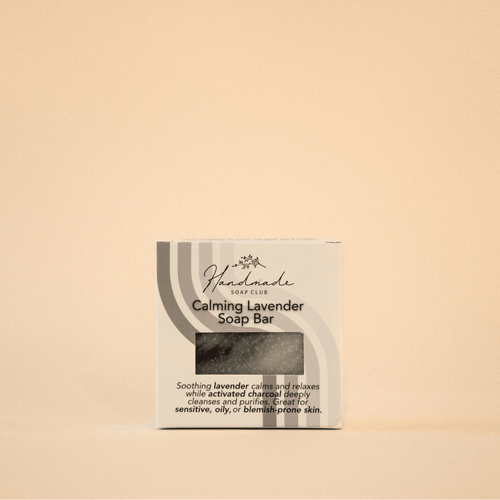 Calming Lavender Soap Bar | Lavender Charcoal Soap