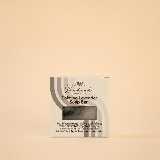 Calming Lavender Soap Bar | Lavender Charcoal Soap