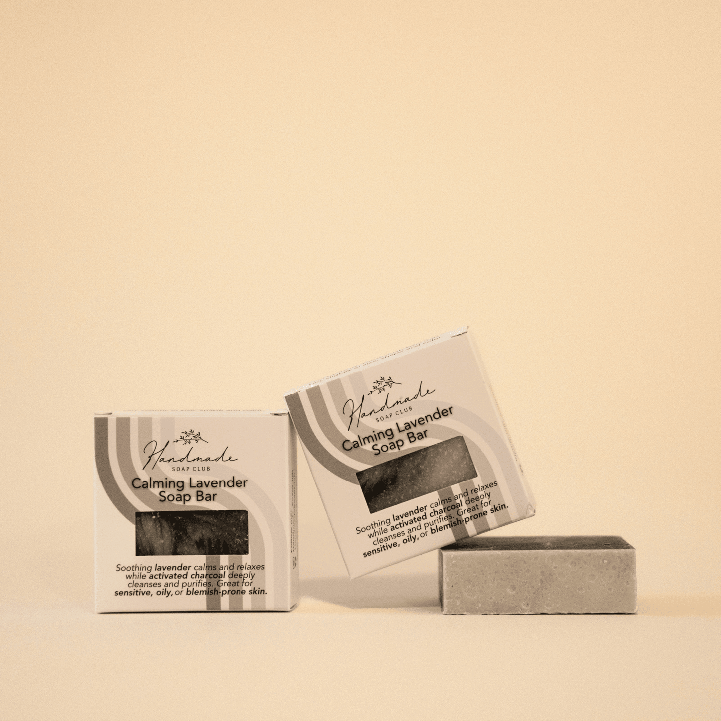 Calming Lavender Soap Bar | Lavender Charcoal Soap