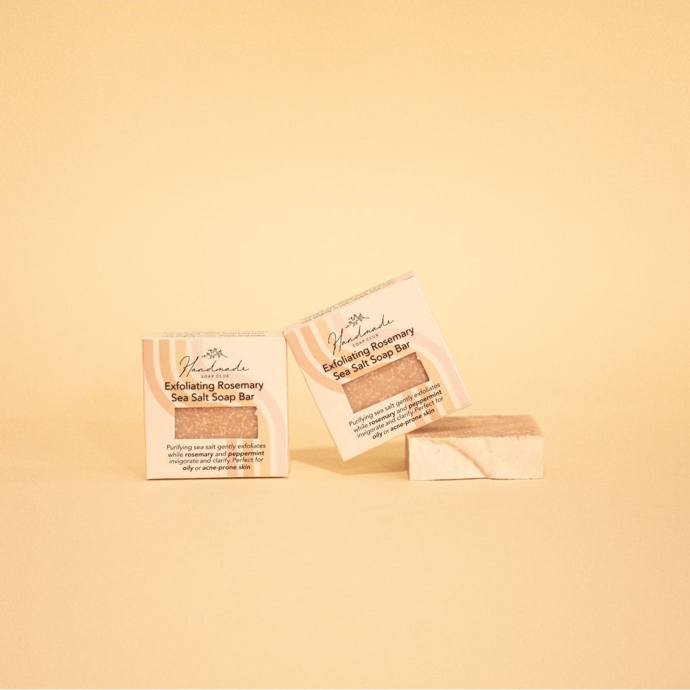 Exfoliating Rosemary Sea Salt Soap Bar | Mineral Exfoliating Soap