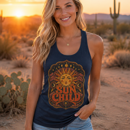 Sun Child Women's Racerback Tank