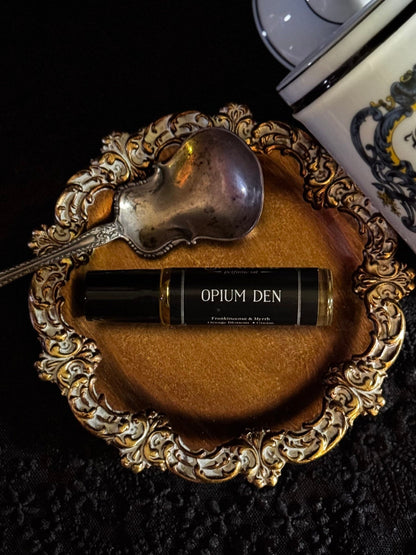 Opium Den Perfume Oil Roller | Frankincense & Orange Blossom