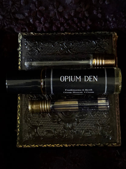 Opium Den Perfume Oil Roller | Frankincense & Orange Blossom