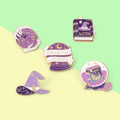 Witchcraft Essentials Enamel Pin Set