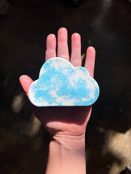 Cloudbreak Bath Bomb – Blue Calcite Rain Ritual Soak
