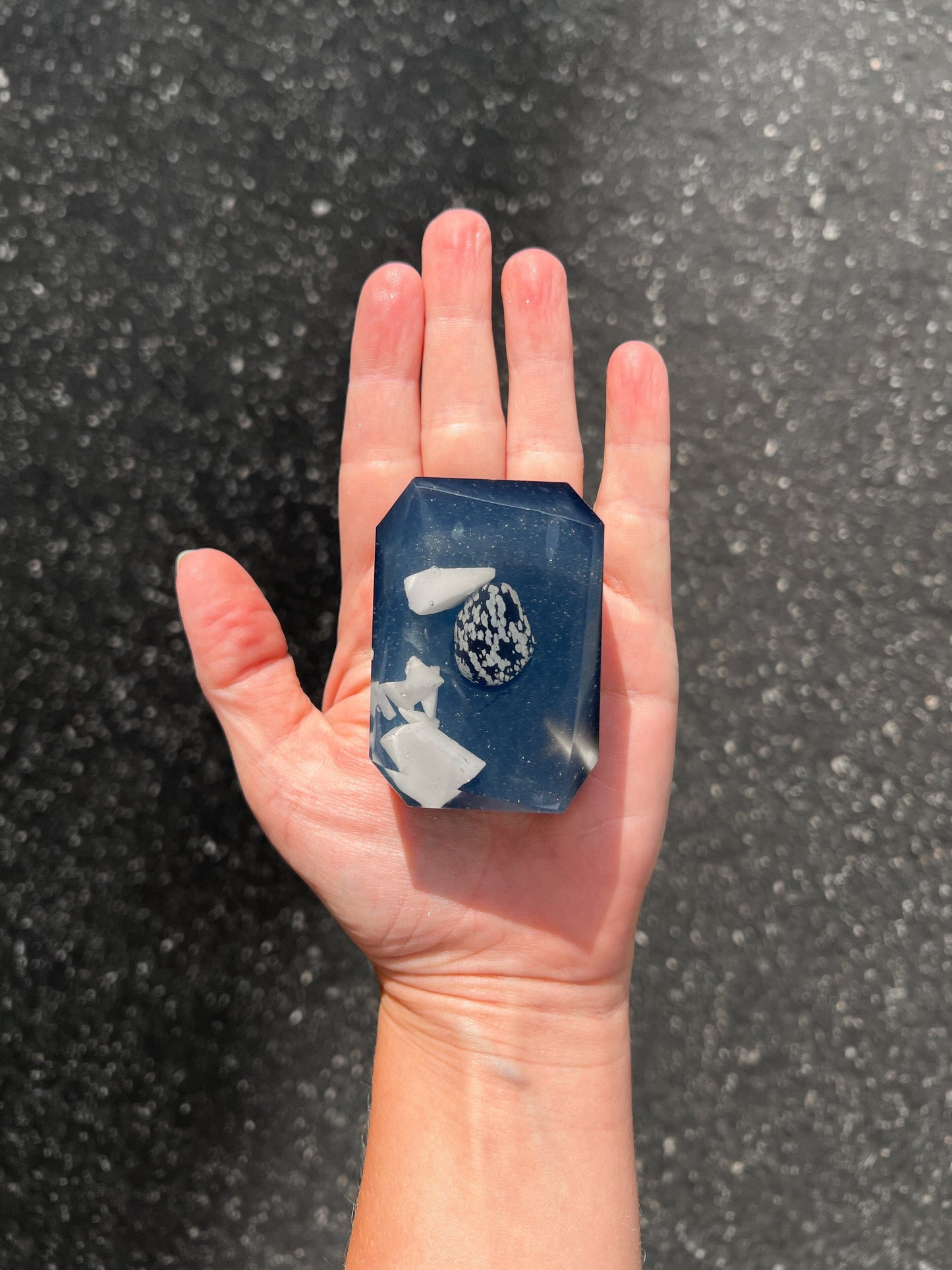 Spiritual Shield Soap - Snowflake Obsidian Ritual Bar