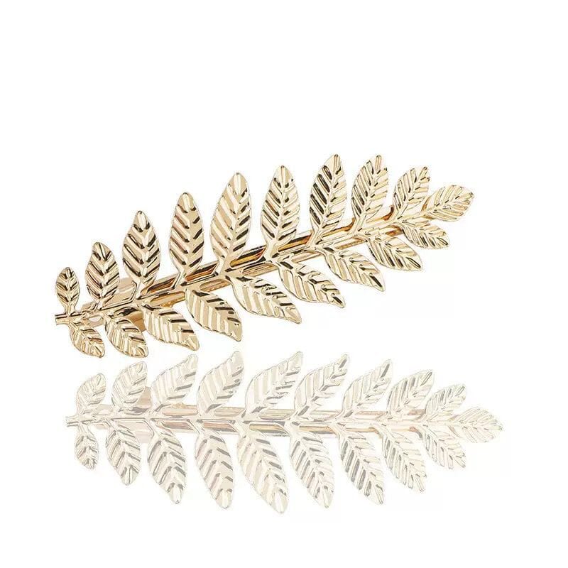 Elegant Leaf Branch Hair Clip