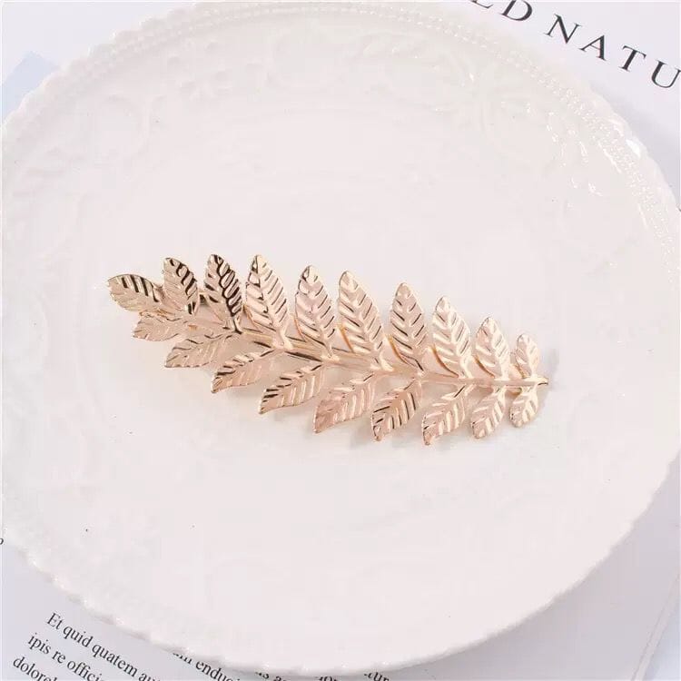 Elegant Leaf Branch Hair Clip