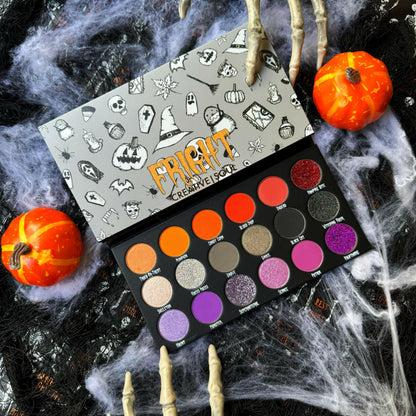 FRIGHT Eyeshadow Palette – Spooky Glam & Bold Color - Spirit Nest