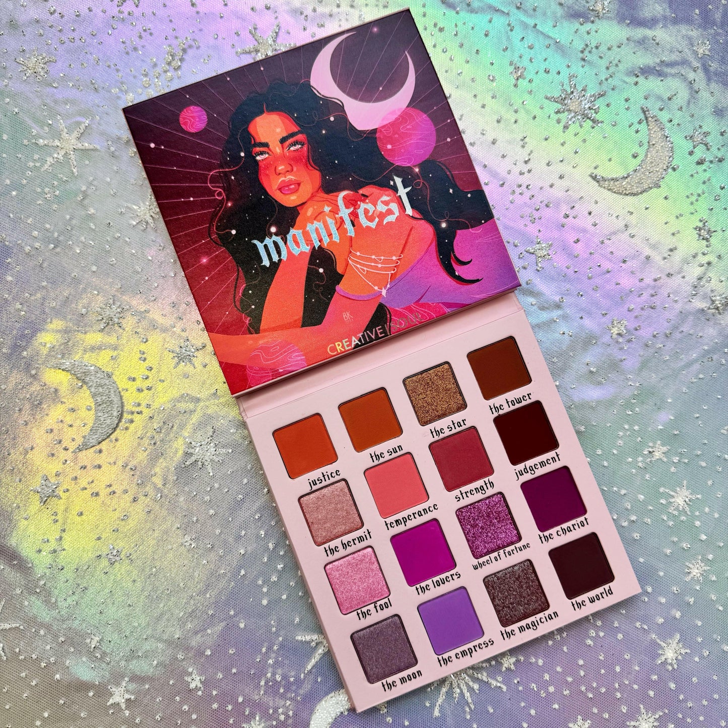 Manifest Eyeshadow Palette – Ethereal Tarot Glam - Spirit Nest