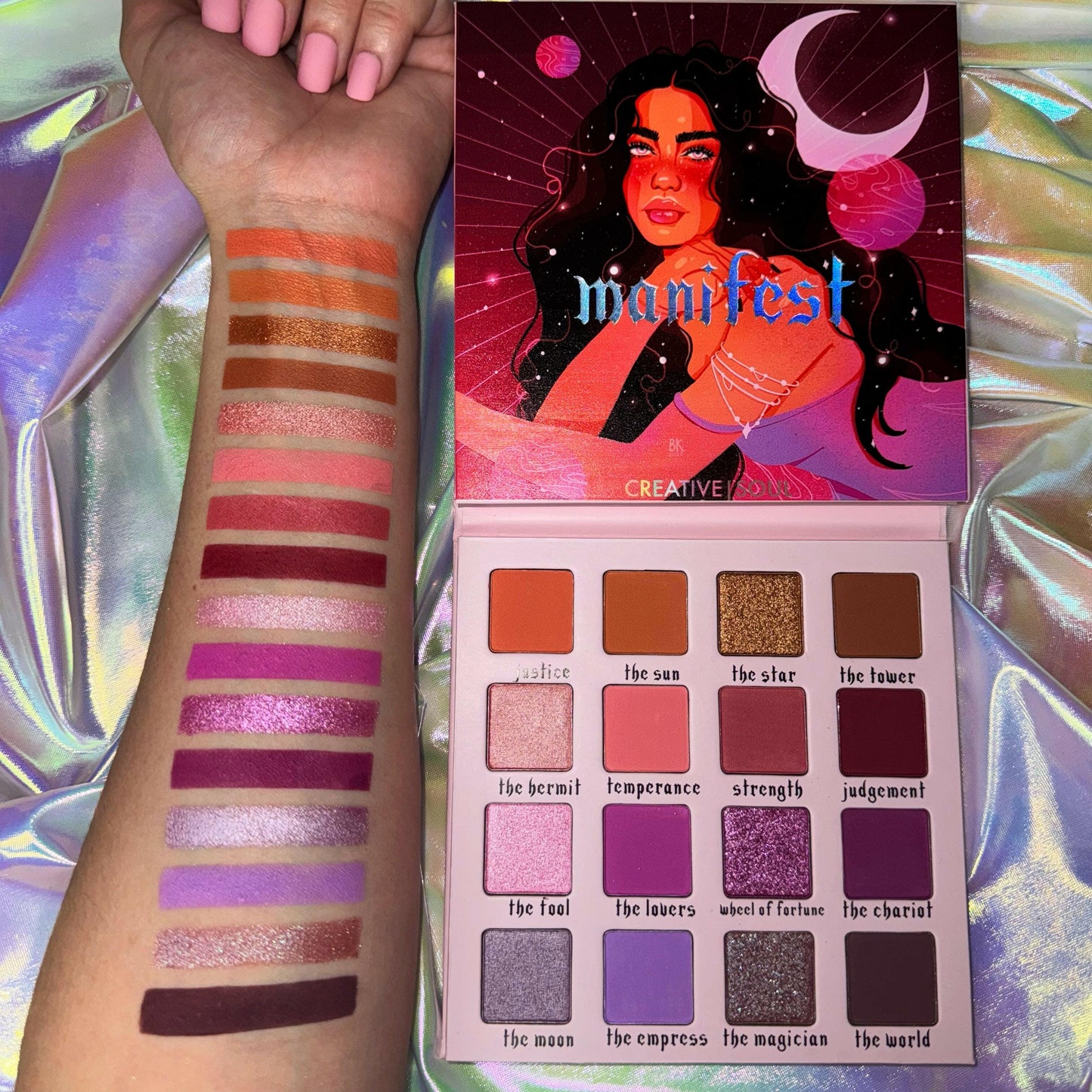 Manifest Eyeshadow Palette – Ethereal Tarot Glam - Spirit Nest