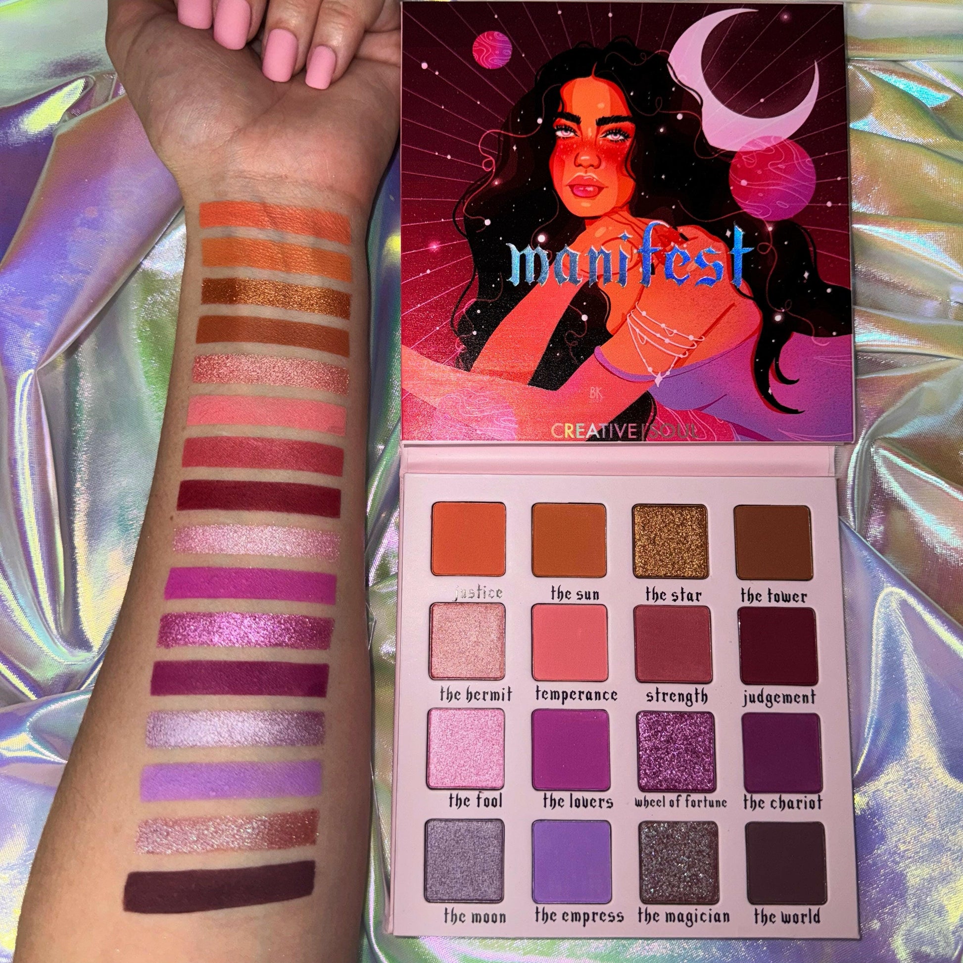 Manifest Eyeshadow Palette – Ethereal Tarot Glam - Spirit Nest