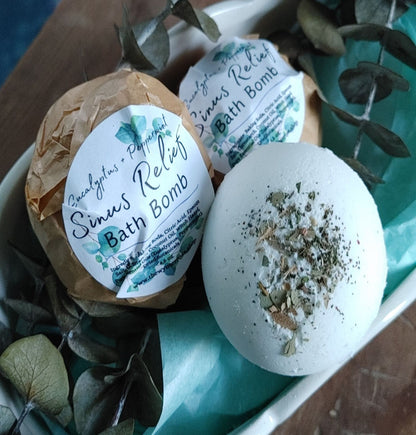Just Breathe Bath Bomb – Eucalyptus & Peppermint
