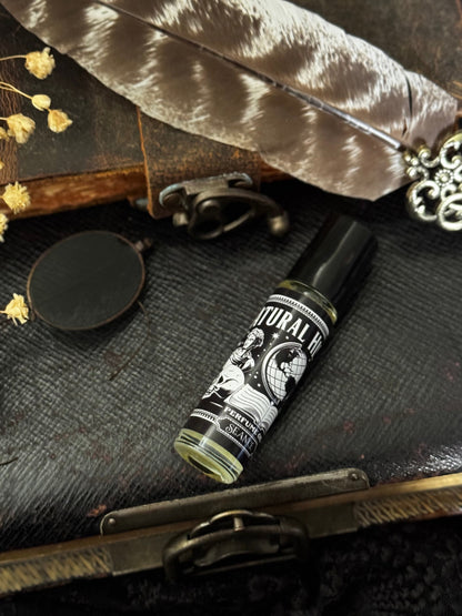 Natural History Perfume Oil Roller | Old Books & Black Tea