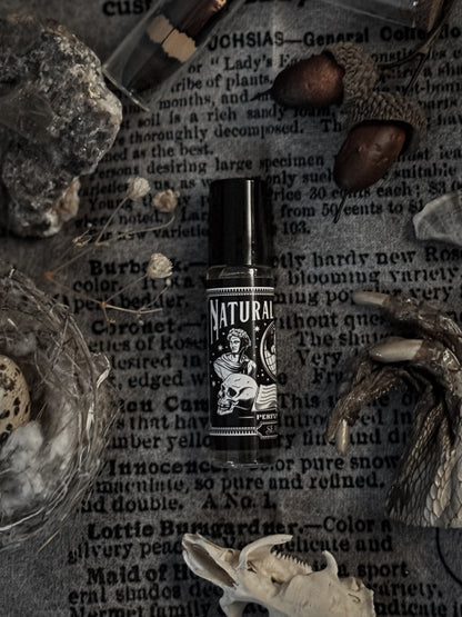 Natural History Perfume Oil Roller | Old Books & Black Tea