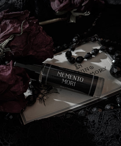 Memento Mori Perfume Oil Roller | Rose & Nag Champa