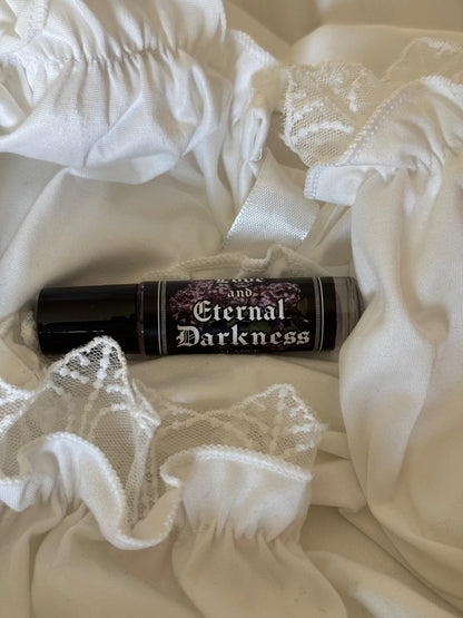 Eternal Darkness Perfume Oil Roller | Lilac & Cream