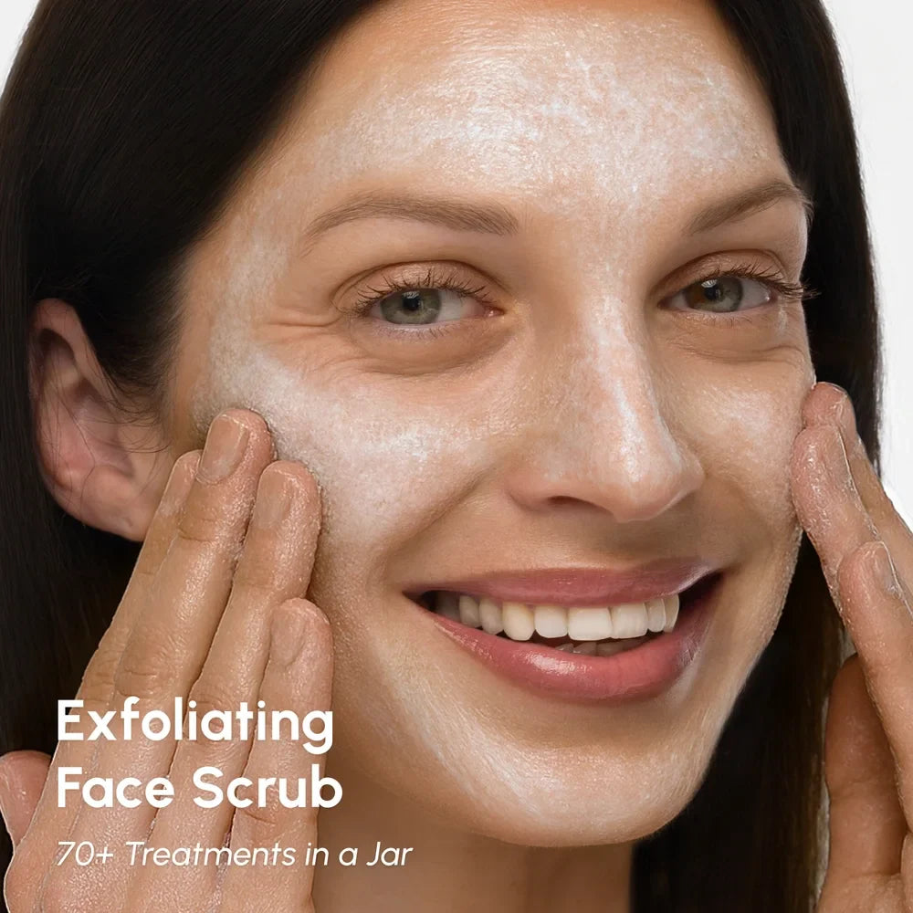 Face Polishing Scrub & Exfoliator - Glow-Boosting Skin Refiner