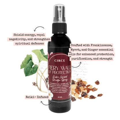 Fiery Wall of Protection Smudge Spray – Spiritual Defense - Spirit Nest