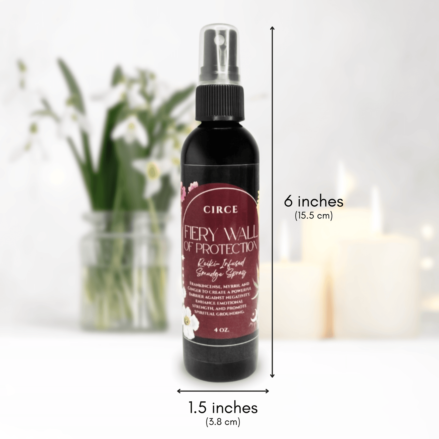 Fiery Wall of Protection Smudge Spray – Spiritual Defense - Spirit Nest