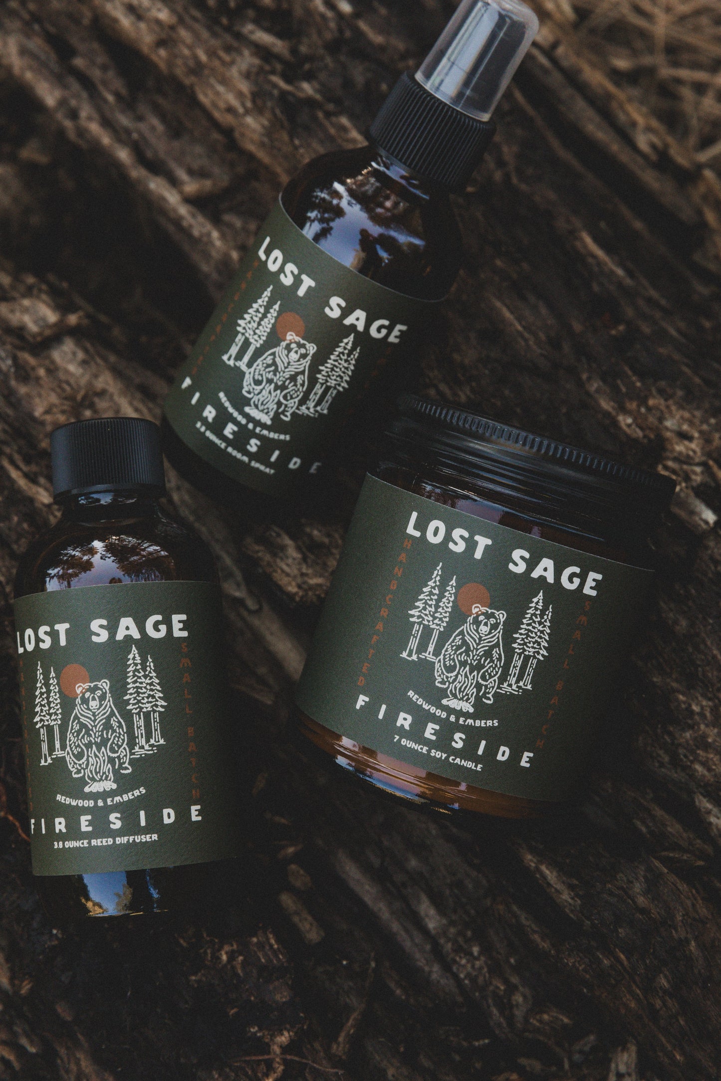 Fireside Room Spray | Redwood & Embers Home Fragrance