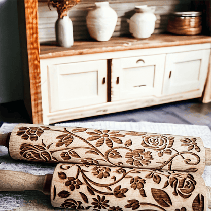 Rolling Pins - Box Style | Engraved Wooden Baking Roller