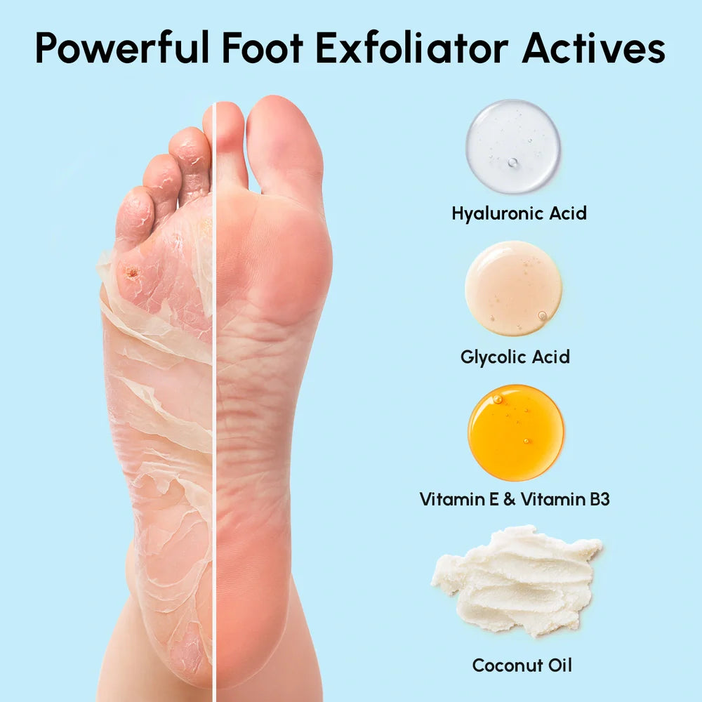 Exfoliating & Hydrating Foot Mask - Foot Peel Treatment