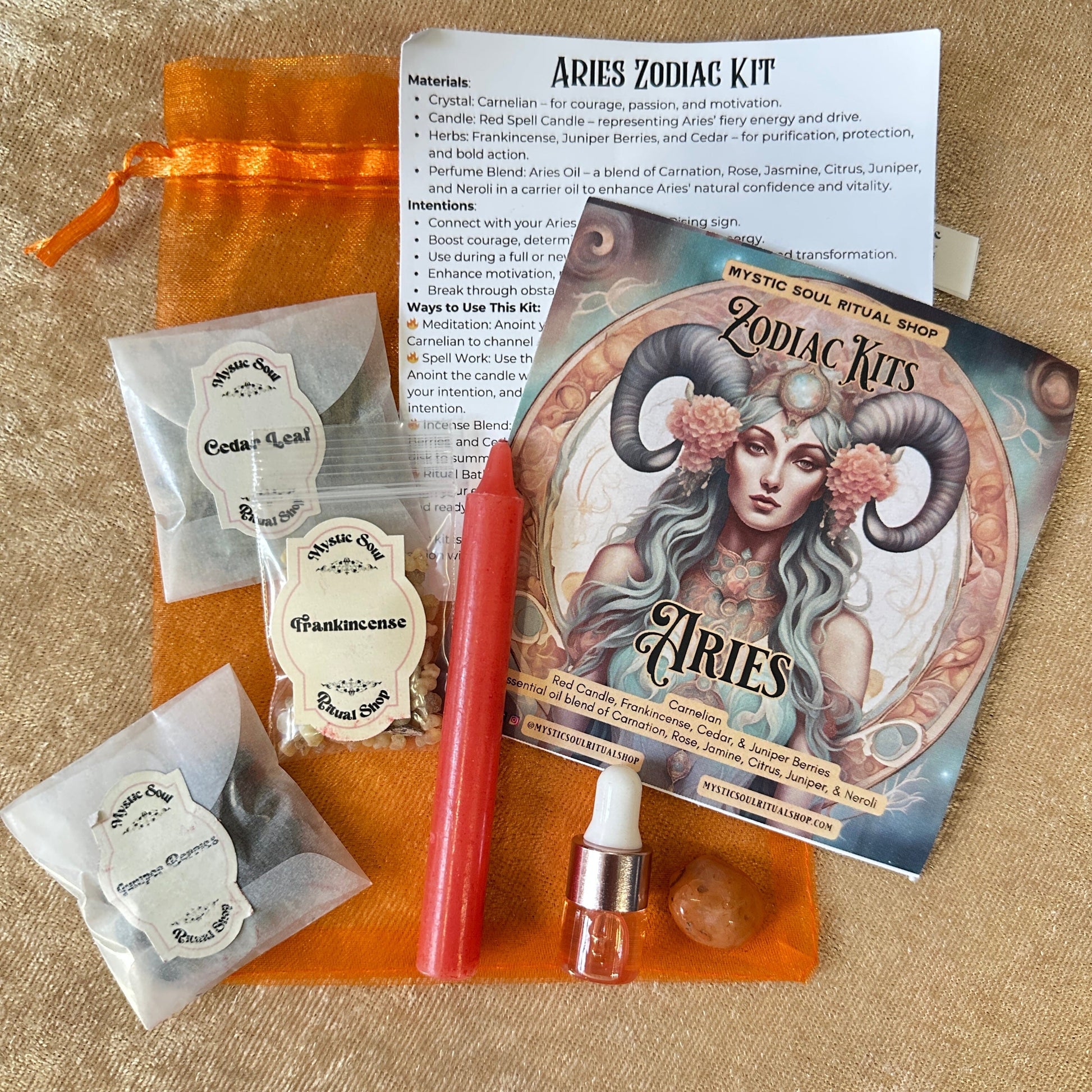 Zodiac Magick Ritual Kits - Spirit Nest