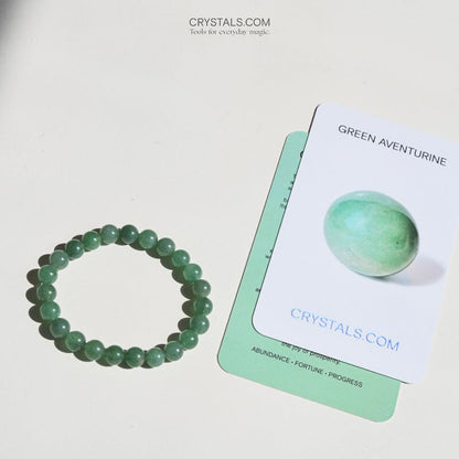 Green Aventurine – Abundance & Luck Crystal Bracelet - Spirit Nest