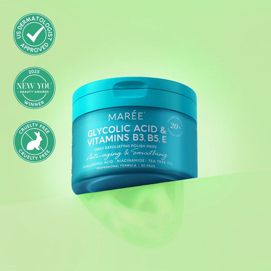 Glycolic Acid Glow Pads - Exfoliating Facial Pads