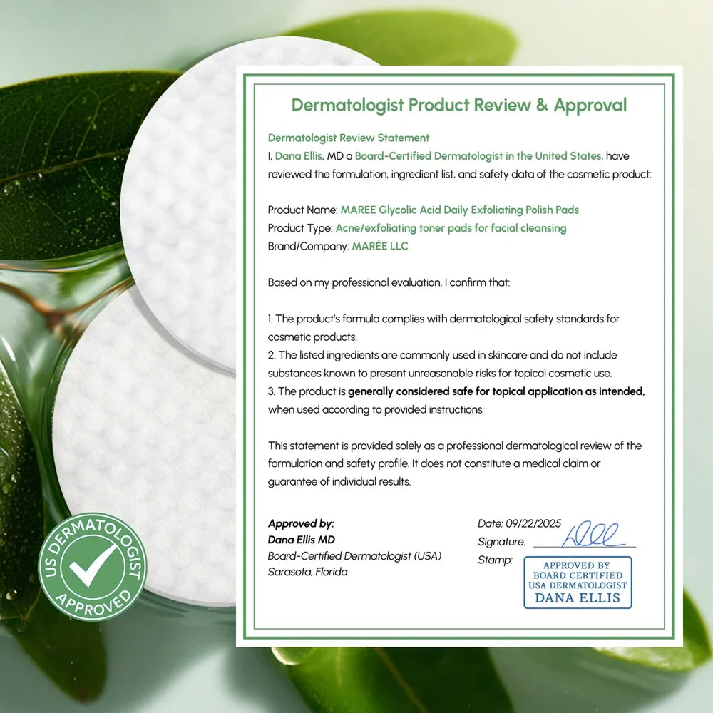 Glycolic Acid Glow Pads - Exfoliating Facial Pads