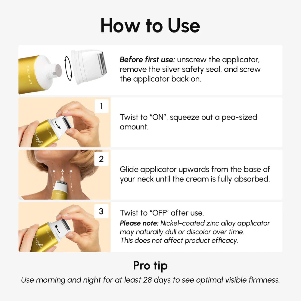 Collagen Neck Firming Cream Massager - Lifted & Smooth Neck Care