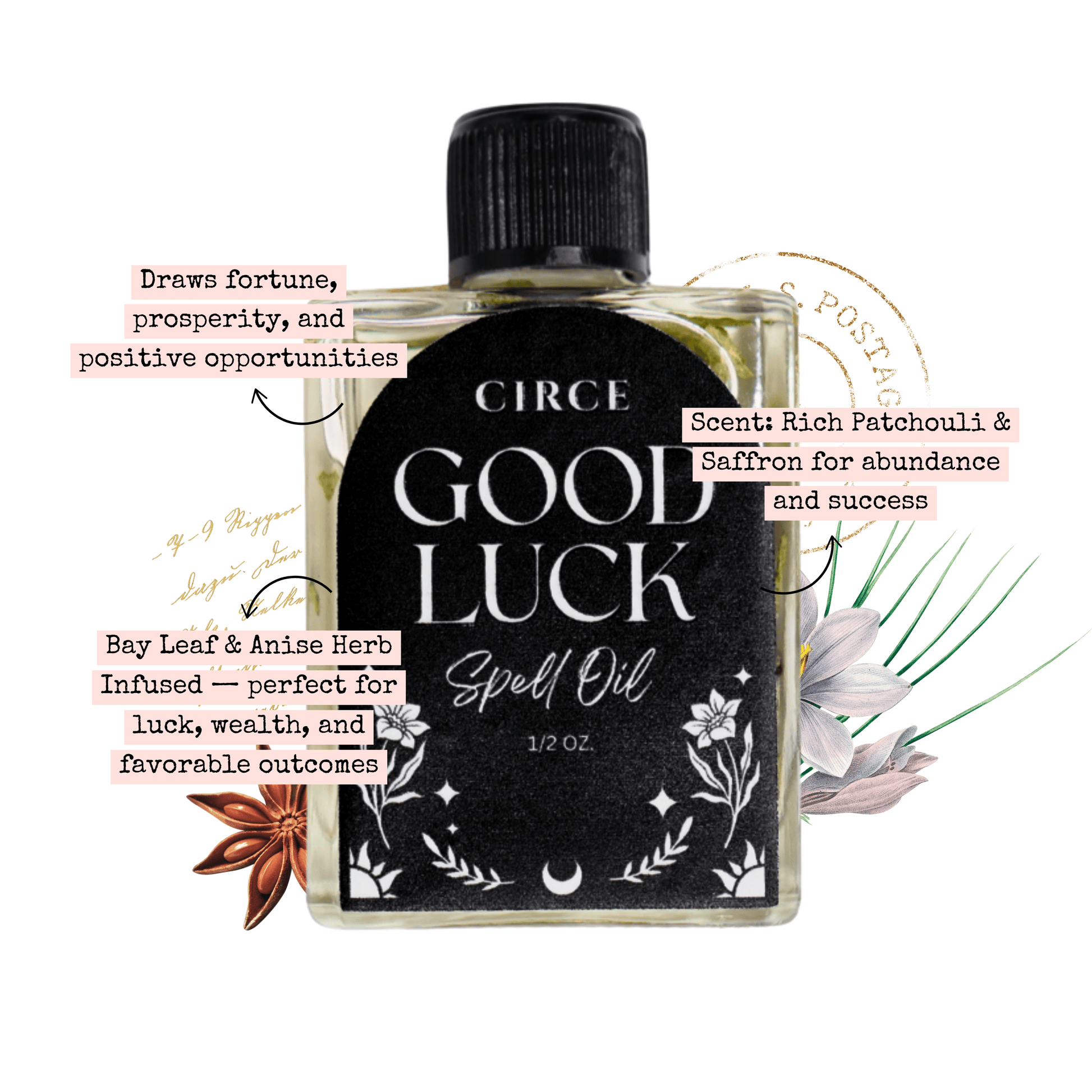 Good Luck Spell Oil – Fortune & Abundance - Spirit Nest