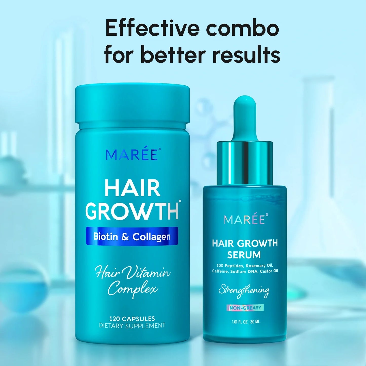 Biotin & Collagen Hair Growth Complex - Hair Vitamin Capsules
