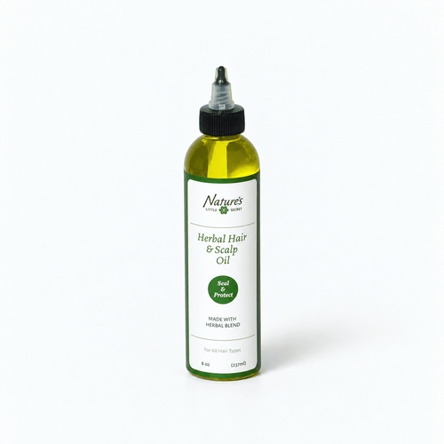 Herbal Hair & Scalp Oil - Botanical Scalp & Hair Moisturizer