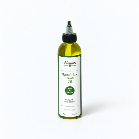 Herbal Hair & Scalp Oil - Botanical Scalp & Hair Moisturizer